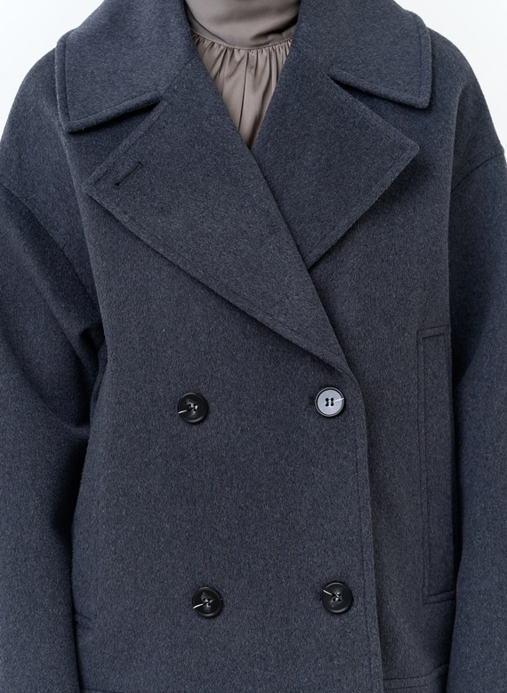 Женское укороченное пальто фото