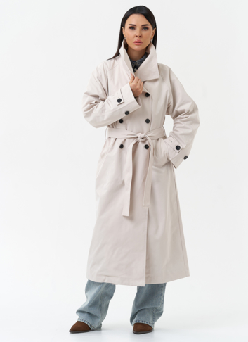 Длинный женский плащ 