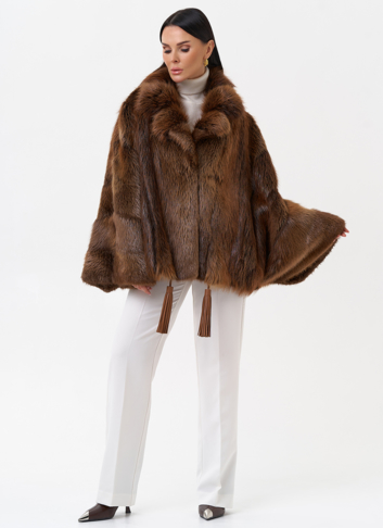 Болеро из меха бобра