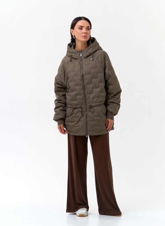 Женская куртка с капюшоном